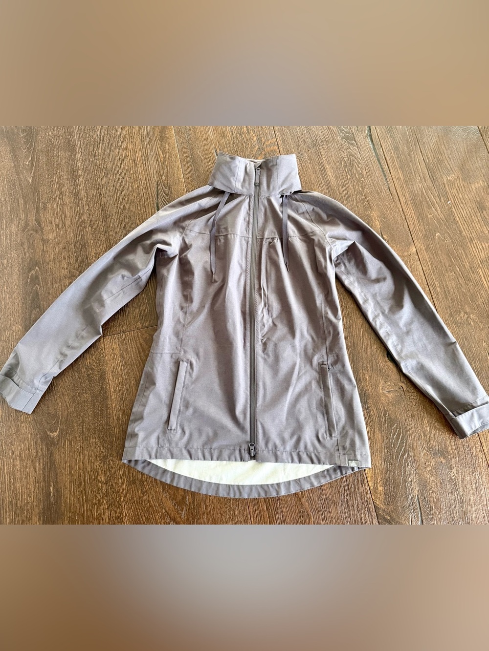 Prana Gray Hoodie & High-Collar Zip Jacket